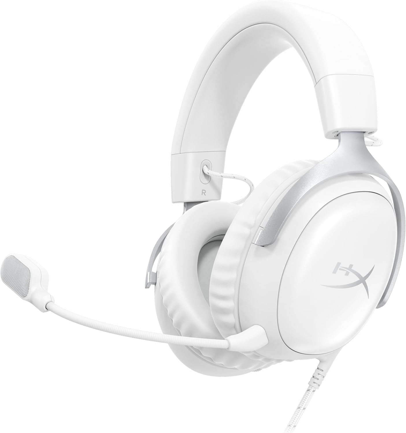 HyperX Cloud III wired gaming headset, white