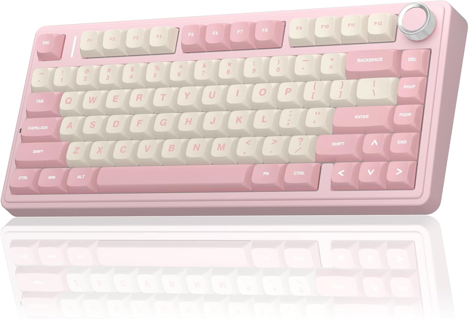 AULA F75 75% wireless pink keyboard