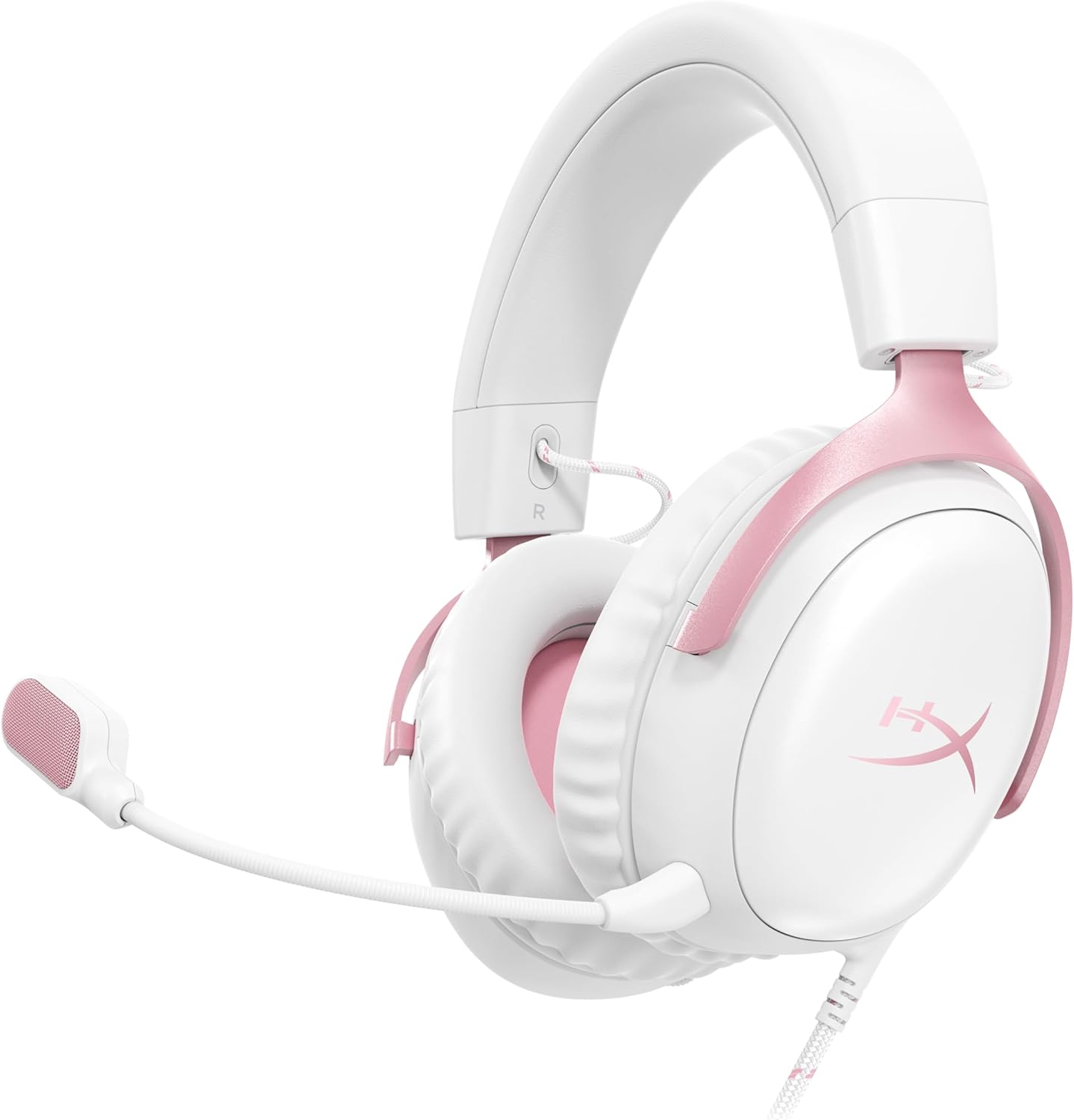 HyperX Cloud III gaming headset — pink